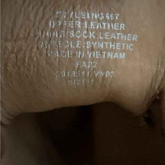 Madewell Brown Leather Chunky Lug Sole Combat Boots Modern Utility Street Size 5 - Picture 6 of 7